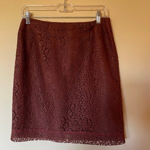 Sacks Fifth Avenue Lace mini skirt